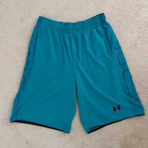 Under Armor Men's Teal basketball Shorts